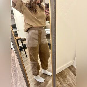 Cozy H&M Brown Fleece Pants Joggers